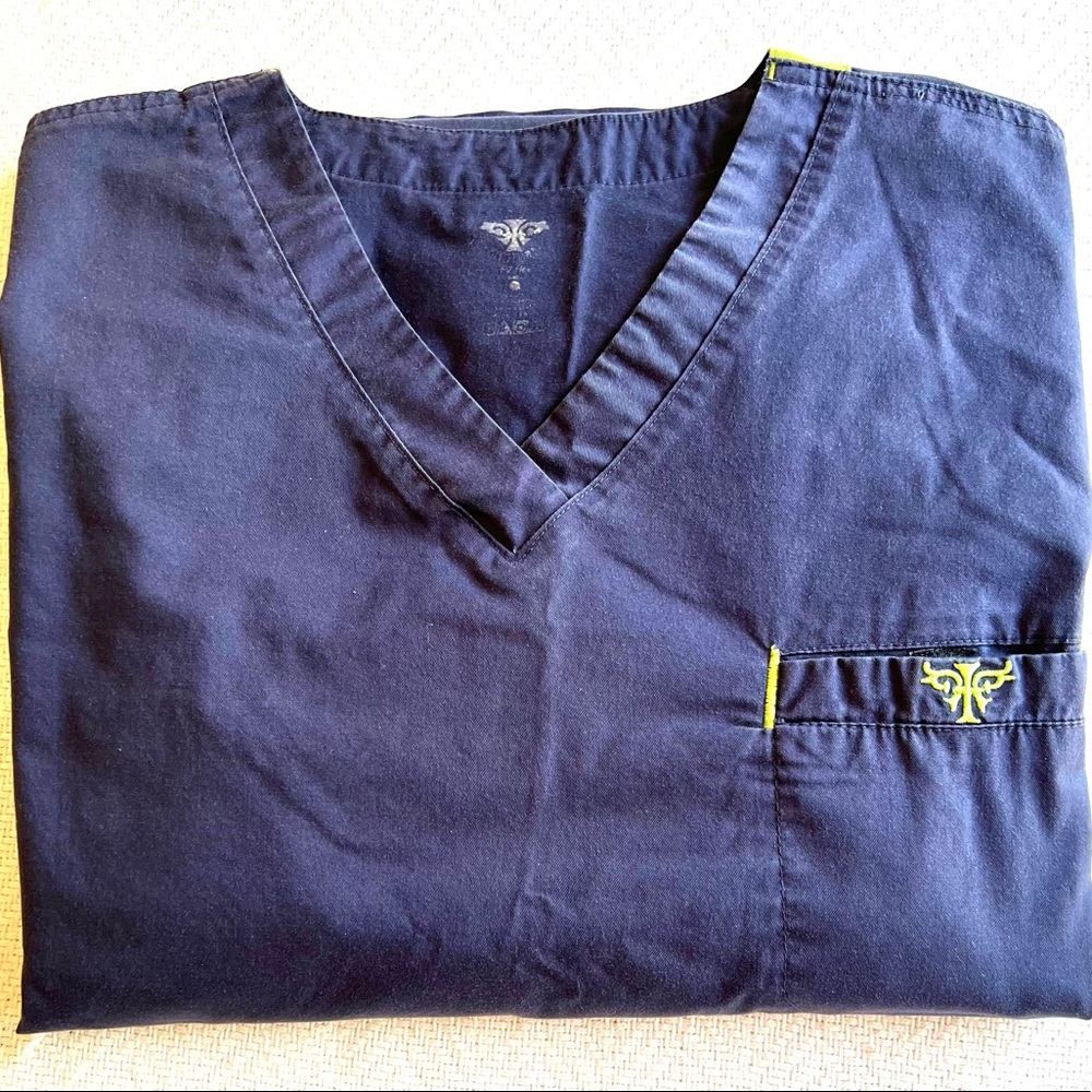 Navy Blue Medium Scrubs.